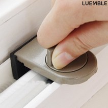 덴로텔 방 창문 잠금 장치 고정 락 범죄예방 문단속 방범 틀고정 걸쇠 베란다 열림 방지, 단일