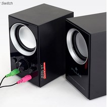 필라 컴퓨터 USB 유선 스피커 2채널 가성비 좋은