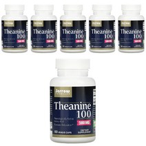 재로우 테아닌 100mg 베지 캡, 60개입, 6개