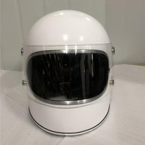 오더봇 티티앤코 TT&CO 소두핏 헬멧 톰슨 D컷 클래식 바이크 스쿠터 베스파 할리 데이비슨 경량 하이바 티티엔코 풀페이스, 3XL, 화이트