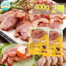 흑마늘 숙성 훈제 오리 고기 슬라이스 술안주 캠핑 간편 요리 800그램, 단품