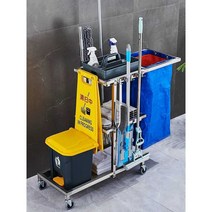 청소용 카트 클리닝카 소형 스탠 카트 트롤리 밀차, A형 청소차량