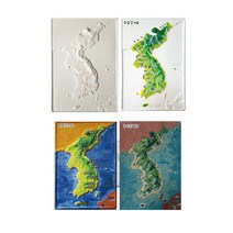 얼쑤 학습교재 한반도 입체모형지도(5개입)