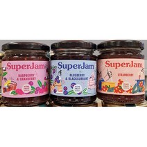 SuperJam 슈퍼잼 과일잼 212g (잼 3종 중 택1) 영국, 1. 스트로베리 잼