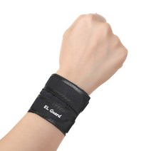 EL Guard 초슬림 손목보호대 2P, 블랙