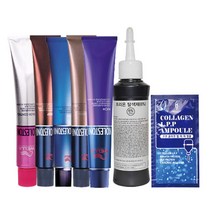 웰라 뉴 콜레스톤 염색약 80g + 산화제 90ml 코겐앰플파우치, 88/74-오렌지브라운, 1개