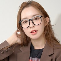 룩스토어 빅사이즈 투명뿔테 대왕안경 얼큰이뿔테 두꺼운뿔테안경 빈티지뿔테 블루라이트차단 청광안경 자외선차단 변색렌즈 남녀공용뿔테안경