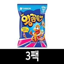 간식거리 오리온 왕꿈틀이 80g 3팩 오키오