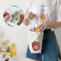 선물추천 드링크백 공공기관 판촉행사 데일리백 에코백 미니 텀블러 숄더백, 에코백 스위트소녀