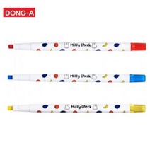동아 미피 체크 색연필 1타/12개 채점용 체크 언더라인용 체크 색연필, 빨강