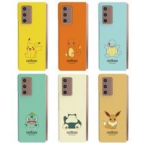 코쿼드 포켓몬 심플 갤럭시 Z 폴드2 슬림 하드 케이스 삼성 폴드 (F916) 커버