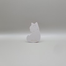 야옹이 악세사리택 귀걸이택 100매, 그레이(무광금박)