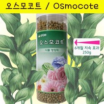 오스모코트 250g 친환경 식물영양제 네델란드산 완효성비료 알갱이비료