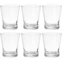 Toyo-Sasaki 식기세척기 사용가능 소다석회 유리잔 460ml, 375ml개, 6개의 세트