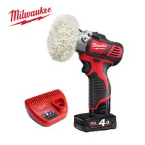 밀워키 12V 무선 미니 광택기 4.0배터리 1개 세트