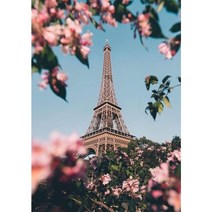 사랑의 도시 파리 에펠탑 전경 우드 직소퍼즐 아름다운 풍경화 재물 행운 들어오는 조각퍼즐 집순이 선물 쉬는 시간 즐기는 그림퍼즐 집콕취미 스트레스 해소 최신상, 에펠탑 전경 풍경 퍼즐도안05, 300조각