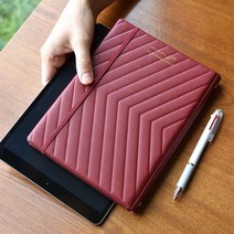 가죽바인더 A5 6공 슬림 다이어리 커버_[230126EA], peach