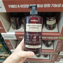 [로씨네]쿤달 비오틴 카페인 탈모샴푸 애플그린티향 780ml / 탈모관리케어, 780ml x 1개