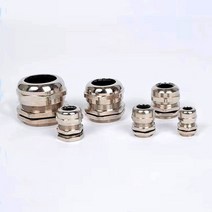 케이블글랜드 1 개몫 황동 니켈 금속 ip68 방수 케이블 글랜드 케이블 부싱 커넥터 3-44mm 고품질 케이블, 10-14mm용 m25