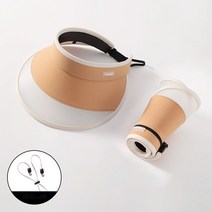 여름 썬캡 자외선차단공모 빅캡녀 sun visor