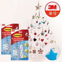 쓰리엠 코맨드 투명 데코레이션 클립 20p, 2개