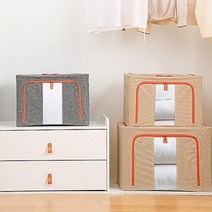 접이식리빙박스 정리수납전문가 옷장수납방법 침대밑 책상밑 비닐봉지 모자 아기옷 라면, 그레이 100L