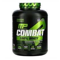 머슬팜 컴뱃 100%웨이 프로틴 WPI 2.27kg 맛 67회분 정식제품, 바닐라