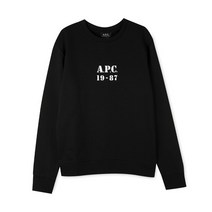 남성 가비 로고 블랙 맨투맨 COECQ H27609 LZZ