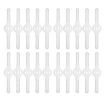 예초기 제초기 20Pcs 플라스틱 잔디 트리머 블레이드 깎는 기계 액세서리 무선 정원 도구, 01 WHITE