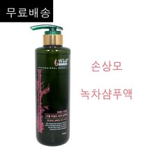 무료배송~ 모웰 마일드 녹차 샴푸액 550ml /노실리콘샴푸 손상모 민감성/녹차샴푸 그린티 녹차성분샴푸 정품, 1개