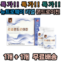 [특가] 뉴트로웨이 리얼 콘드로이친 60정 2병 세트 상어연골분말 어골칼슘 보스웰리아 해조칼슘 우슬 버드나무껍질 초록입홍합 치커리 곤드로이친 곤도로 콘도로이친 큰드로이친 추천, 1개, 120정