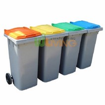 분리수거함(HDPE) (다용도함120L 일반형) 대용량휴지통 대용량재, ☆옵션-노랑_스치로폼-선택☆