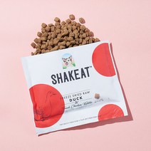 SHAKEAT 쉨잇 강아지 동결건조 파우더 오리고기 사료 (80gx15개) 1.2kg