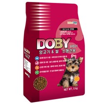 도비 양고기 국내산 소형견용 건식사료 3kg, 1개