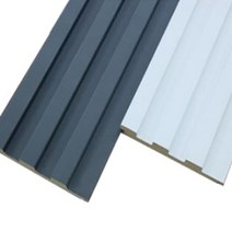 우드러쉬 블럭 루바20 화이트 18mm x 128mm 2440mm