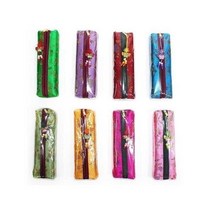 전통문양 누비 자수 파우치 필통