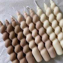 캔들 몰드 석고 방향제 재료 디퓨저 diy 긴 나선형 기둥 촛불 금형 낭만적 인 촛불 저녁 식사 주입 왁스 실리콘 금형 공예 용품 홈 장식 만들기, lz-257