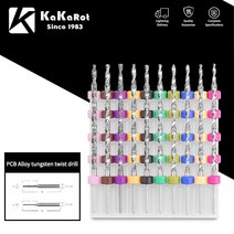 1set 카바이드 마이크로 드릴 비트 미니 드릴 비트 cnc 드릴 비트 인쇄 회로 기판 하드 합금 pcb 드릴 비트 small drill bit set, 1.1mm 10개