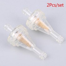 오일필터 연료필터 오토바이 2Pcs 14 quotquot 6mm7mm 인라인 가솔린 가스 연료 필터 클리너 먼지 자전거 액세서리에 적합