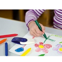 무독성 오일 파스텔 24색 크레파스 어린이 그림 그리기 미술 놀이 학교 학원