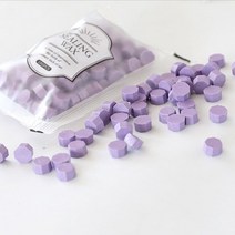 우드 케어 왁스 레트로 팔각형 씰 스탬프 비즈 스크랩북 재료 DIY 공예 봉투 웨딩 엽서 씰링 가방 당 100 개, 34-purple