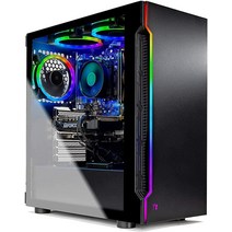 SkyTech Shadow 3.0 게이밍 컴퓨터 PC 데스크톱 - Ryzen 5 3600 6코어 3.6GHz GTX 1660 Super 6G 500GB SSD 16GB DDR