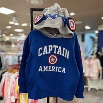코코리따 **2022가을신상** @후드를 쓰면..!! 내가 바로 캡틴 아메리카@ **신나는 음악~들어볼까** 캡틴아메리카 @헤드셋 모양@ 후드 포인트 맨투맨~~
