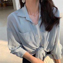 UNT340160여성 부드럽고 시원한 기본스타일 데일리 셔츠 남방