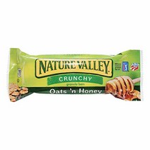 네이처밸리 Nature Valley Sn3353 네이처 밸리 그래놀라 바 귀리 앤 허니 시리얼 42.5g(1.5온스) 18/박스
