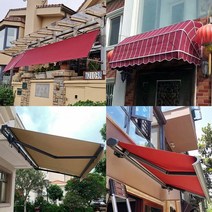 렉산골판 폴리카보네이트 캐노피 지붕 사용자 정의 크기 야외 문 천막 천막 방수 파빌리온, 부르고뉴, 씨엔