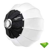 Godox 65cm 랜턴 소프트 박스 Godox SL-60W VL150 SL-150W II Aputure 300D Mark II 120D 및 기타 Bowens 마운트 라이트 용 초상화 야외 촬영 실내 촬영 사진 인물에 적합 (CS-65D)