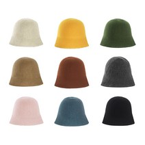 Mdiv 데일리 울 니트 버킷햇 벙거지 모자