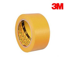 3M 244 내열 종이 마스킹테이프 오렌지색 길이50M, 10mmx50M