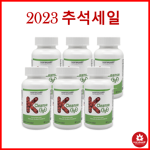 (추석 빅세일) 나노웰 케이-클렌즈(신장건강 크랜베리 함유 60캡슐) 6병 6개월분, 6개, 60개